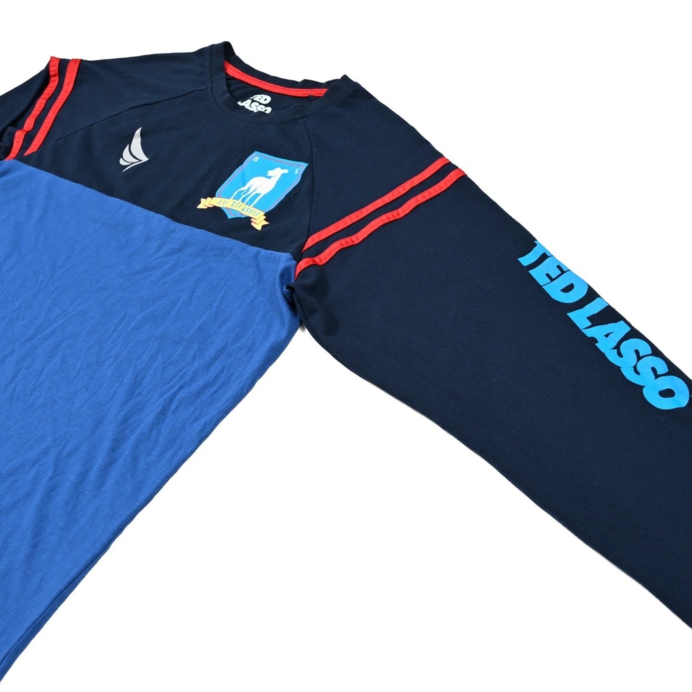 Ted Lasso AFC Richmond‎ L/S Shirt Adult Small Navy Blue Royal Blue Fan Jersey